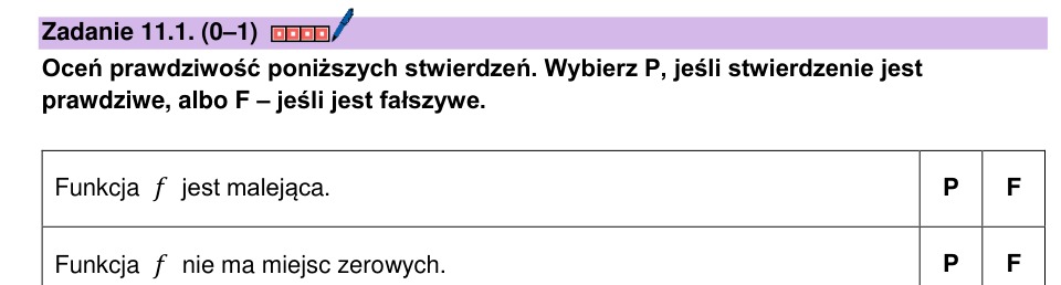 Zadanie 11.1: Monotoniczność funkcji masy - matura matematyka 2024