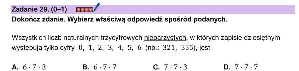 Zadanie 29: Liczba liczb trzycyfrowych - matura matematyka 2026