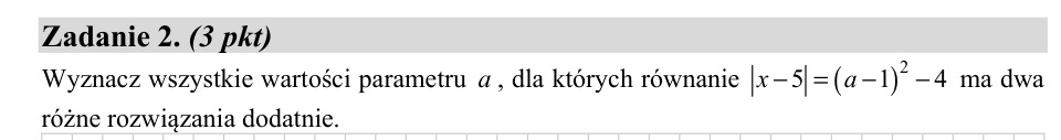 Zadanie 2: Dwa dodatnie rozwiązania - matura matematyka 2020
